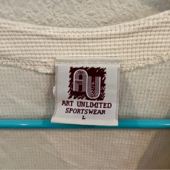 Art Unlimited size large vintage longline thermal button front Aztec design - Picture 6 of 7